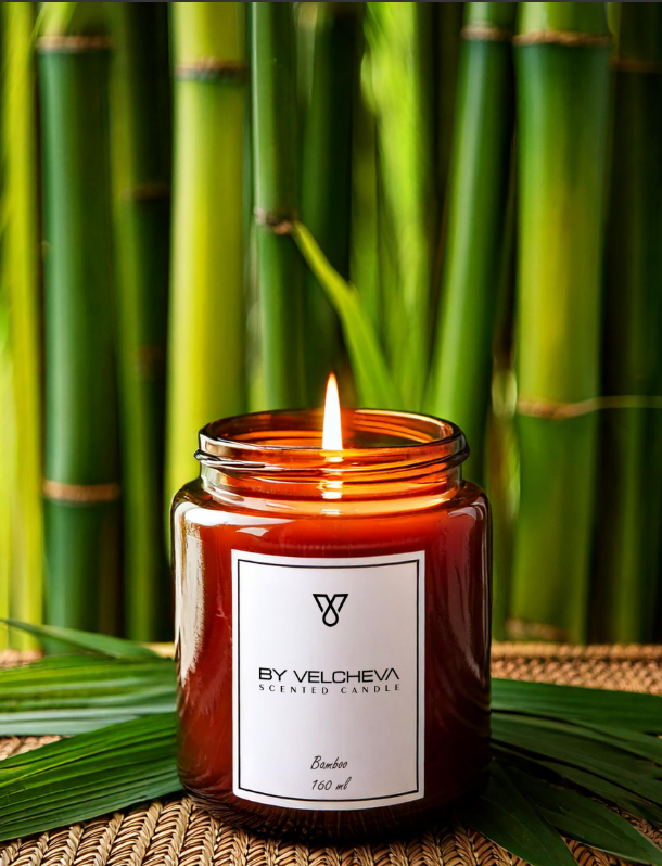 BAMBOO - Duftkerzen 160 ml By Velcheva