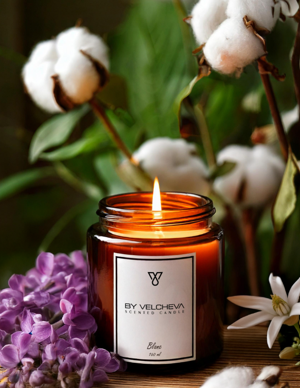 BLANC - Duftkerzen 160 ml By Velcheva