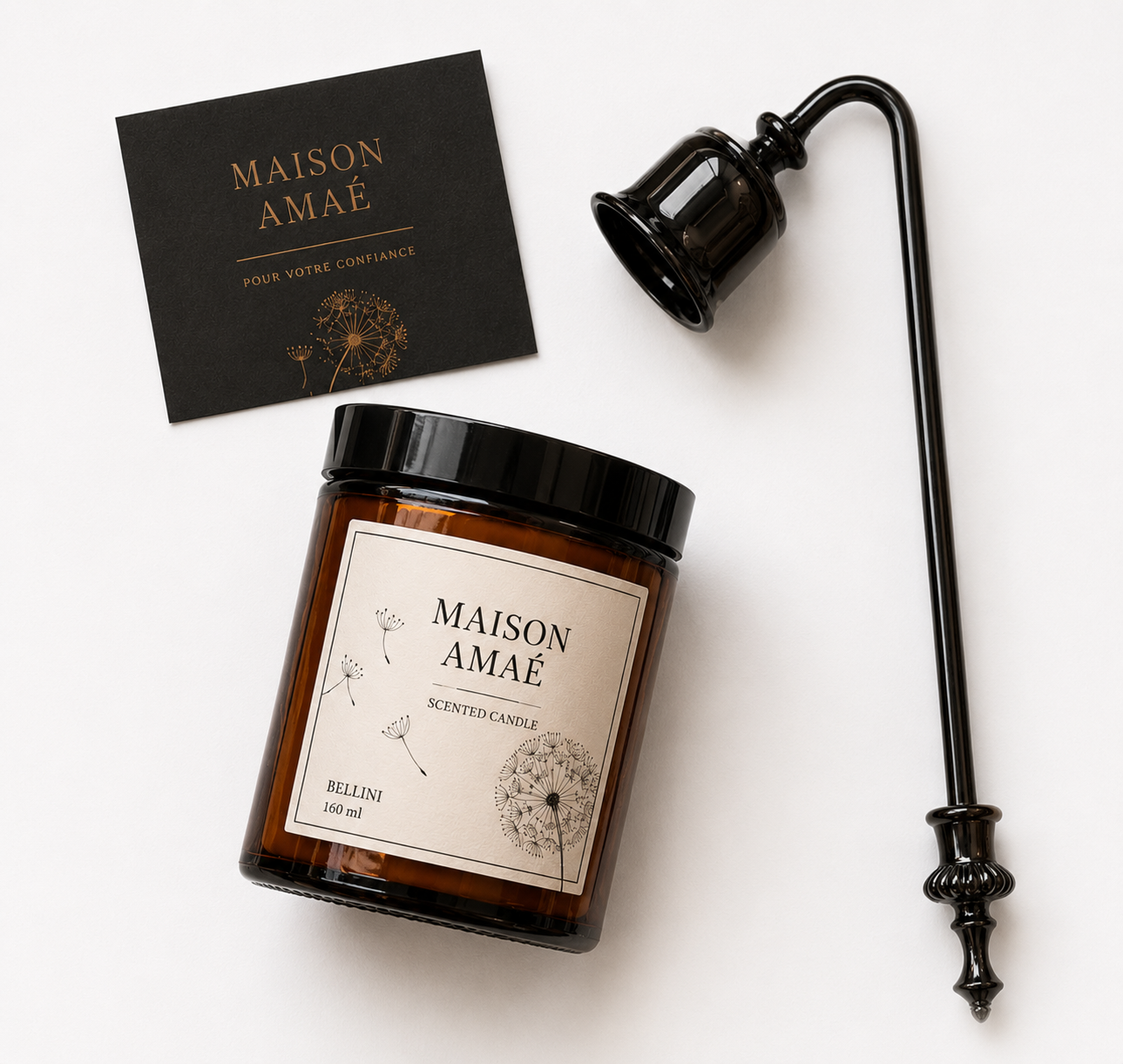 Geschenk Set Duftkerze 160 ml + Glocke